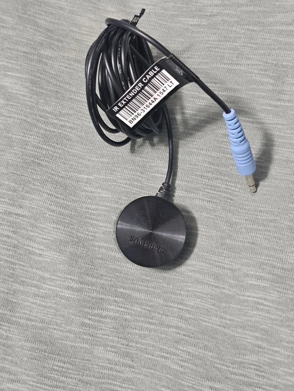 Samsung IR Extender with Black Receiver and Light Blue 3.5mm Plug New